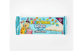 Fruity Pebbles Birthday Cake Bar, King Sized 2.75oz - Sweets and Geeks