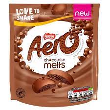 Nestle Aero Chocolate Melts Pouch - Sweets and Geeks