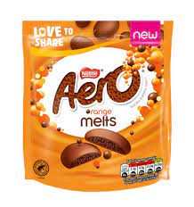 Nestle Aero Orange Melts Pouch - Sweets and Geeks