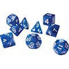 Sirius Pearl Blue 7 Dice Set - Sweets and Geeks