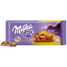 Milka Triple Caramelo Bar 3.17oz - Sweets and Geeks