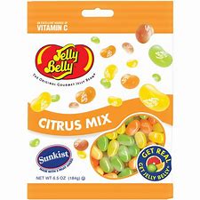 Sunkist® Citrus Mix Jelly Beans 6.5 oz Bag - Sweets and Geeks