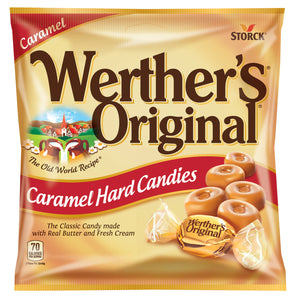Werther's Original Caramel Hard Candies 2.65oz Bag - Sweets and Geeks