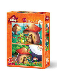 The Mushroom House Puzzle 24/35pc - Sweets and Geeks