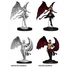 Dungeons & Dragons Nolzur's Marvelous Unpainted Miniatures: W10 Succubus & Incubus - Sweets and Geeks