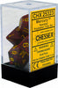 Speckled Polyhedral Dice Block (7 Dice) - Sweets and Geeks