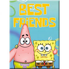 Spongebob - Best Friends Magnet - Sweets and Geeks