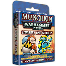 Munchkin: Warhammer 40k Savagery and Sorcery - Sweets and Geeks