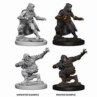 Pathfinder Deep Cuts Unpainted Miniatures: W1 Human Male Rouge - Sweets and Geeks