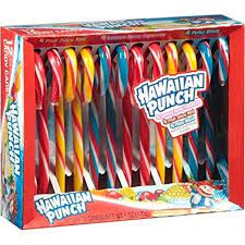 Hawaiian Punch Candy Canes 12ct - Sweets and Geeks
