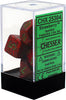 Speckled Polyhedral Dice Block (7 Dice) - Sweets and Geeks