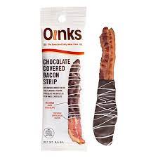 Oinks Chocolate Covered Bacon - Spicy - Sweets and Geeks