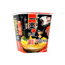 Naruto Char Siu BBQ Pork & Spicy Cabbage Ramen - Instant Cup Noodles 3.52oz - Sweets and Geeks