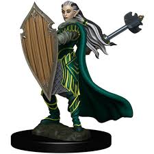 Dungeons and Dragons Fantasy Miniatures: Icons of the Realms Premium Figures W4 Elf Paladin Female - Sweets and Geeks
