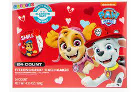 Paw Patrol Valentine's Day Friendship Exchange - Sweets and Geeks