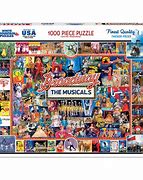 White Mountain Broadway 1000pc Puzzle - Sweets and Geeks