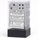 Frosted 16mm Dice Block (12 Dice) - Sweets and Geeks
