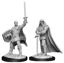 Dungeons and Dragons Nolzur's Marvelous Unpainted Miniatures: W13 Human Paladin Male - Sweets and Geeks