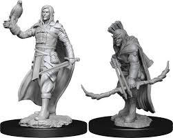 Dungeons and Dragons Nolzur's Marvelous Unpainted Miniatures: W13 Elf Ranger Male - Sweets and Geeks