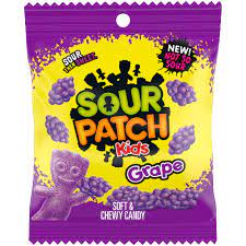 Sour Patch Kids Grape Peg Bag 3.58oz - Sweets and Geeks