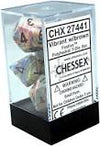 Festive Polyhedral Dice Block (7 Dice) - Sweets and Geeks