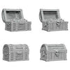 WizKids Deep Cuts Unpainted Miniatures: W2 Chests - Sweets and Geeks