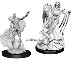 Dungeons and Dragons Nolzur's Marvelous Unpainted Miniatures: W11 Lich and Mummy Lord - Sweets and Geeks