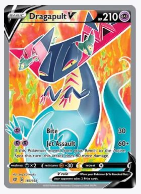 Dragapult V (Full Art) SWSH02: Rebel Clash # 183/192 - Sweets and Geeks