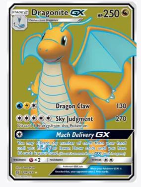 Dragonite GX (Full Art) SM - Unified Minds # 229/236 - Sweets and Geeks