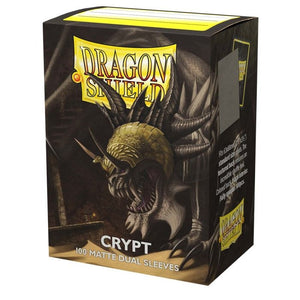 Dragon Shield Matte Dual Sleeves 100ct - Crypt - Sweets and Geeks