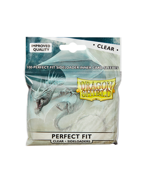 Dragon Shield Perfect Fit Sideloaders Sleeves Standard (100 Sleeves) - Sweets and Geeks