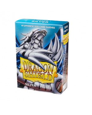 Dragon Shield Small Matte Sleeves - Silver - Sweets and Geeks