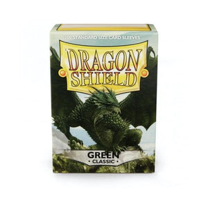 Dragon Shield Classic Sleeves 100ct - Green - Sweets and Geeks