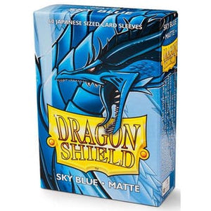 Dragon Shield Small Matte Sleeves - Sky Blue - Sweets and Geeks