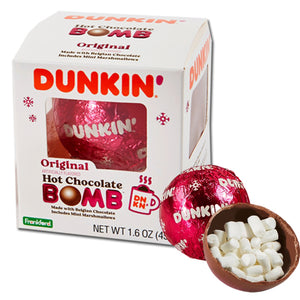 Dunkin Hot Chocolate Bomb Milk Choc 1.6oz - Sweets and Geeks