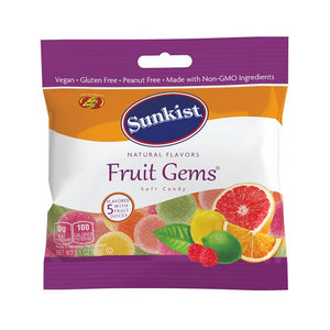 Sunkist® Fruit Gems® 3.1 oz Grab & Go® Bag - Sweets and Geeks