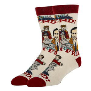 Hi, Friend! Cotton Crew Funny Socks - Sweets and Geeks