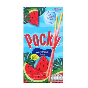Pocky Watermelon Limited Edition Flavour 36g - Sweets and Geeks