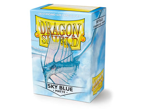 Dragon Shield Matte Sleeves 100ct - Sky Blue - Sweets and Geeks