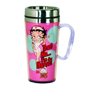 Betty Boop Nurse Insulated Travel Mug - Sweets and Geeks