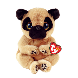 Ty Beanie Belly - Izzy - Tan Dog 8" - Sweets and Geeks