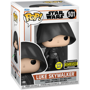 Funko Pop! Star Wars - Luke Skywalker (Hooded) (Glow in the Dark) (Entertainment Earth Exclusive) #501 - Sweets and Geeks
