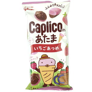 GLICO Caplico Chocolate Snack Strawberry - Sweets and Geeks