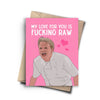 Funny Anniversary Card - Pop Culture Valentines Day Card - Sweets and Geeks