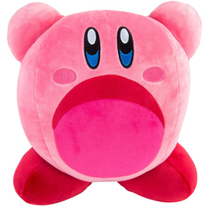 Club Mocchi Mocchi Kirby Inhaling Mega 15-Inch Plush - Sweets and Geeks