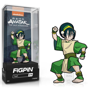 Avatar: The Last Airbender Toph FiGPiN Classic 3-Inch Enamel Pin - Sweets and Geeks