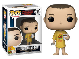 Funko Pop Television: Stranger Things - Eleven (Burger T-Shirt) #718 - Sweets and Geeks