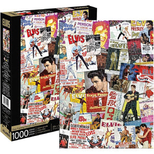 Elvis Movie Poster Collage 1,000pc Puzzle - Sweets and Geeks