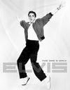 ELVIS Black & White Metal Tin Sign - Sweets and Geeks