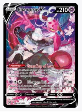 Enamorus V SWSH11: Lost Origin Trainer Gallery # TG18/TG30 - Sweets and Geeks